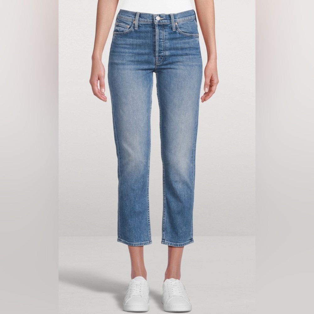 Tomcat Step fray Mother jeans